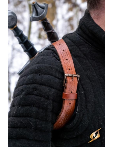 Doppio tahalí per schienale in pelle...