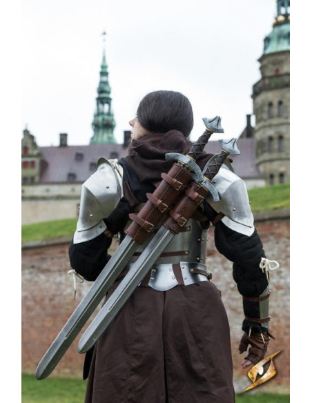 Doppio tahalí per schienale in pelle...