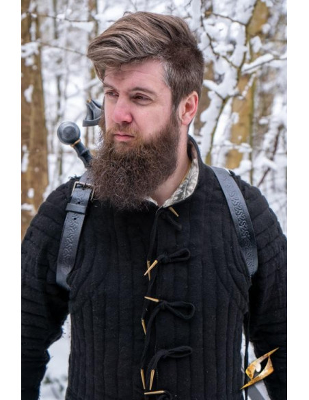 Doppio Tahalí per la schiena in nero