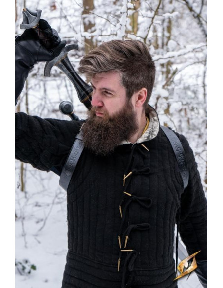 Doppio Tahalí per la schiena in nero