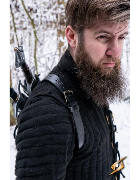 Doppio Tahalí per la schiena in nero