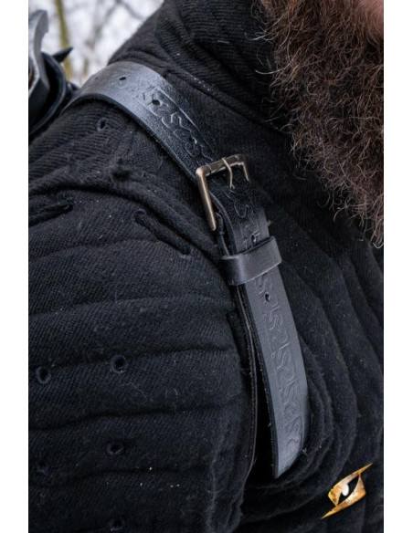 Doppio Tahalí per la schiena in nero