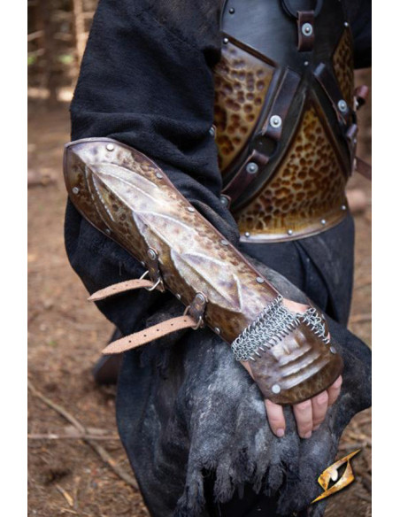 Bracciali in acciaio Orc Assault, LARP