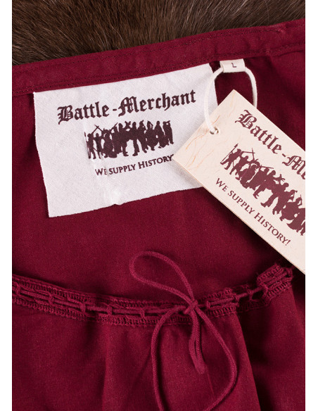Blusa medievale a maniche corte Aren,...