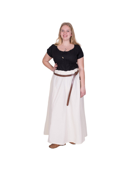 Blusa medievale a maniche corte Aren,...