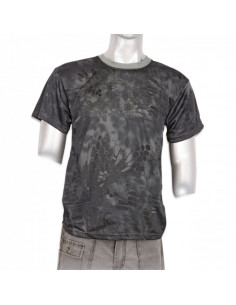 T-shirt militare mimetica Barbariche Pitone Nero a manica...