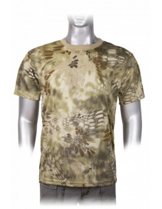 T-shirt militare mimetica Barbariche Coyote Python in...