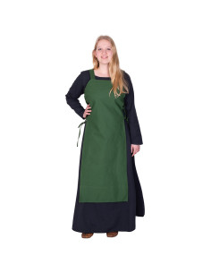 Grembiule vichingo Tina in cotone, colore verde