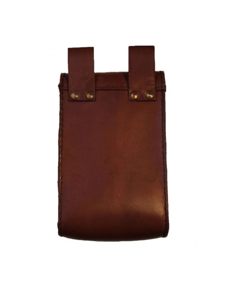 Marsupio medievale in pelle