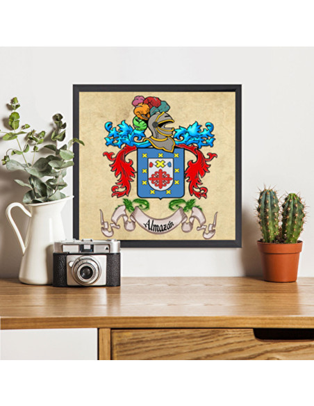 Quadretto scudo araldico con 1...