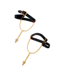 Speroni normanni in ottone (comprende la coppia)