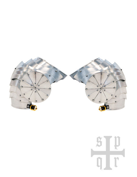 Coppia di Spalline Gotiche in...