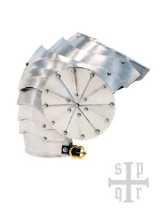 Coppia di Spalline Gotiche in Acciaio, XV secolo 2