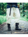 Pantaloni vichinghi lacci bianchi naturali