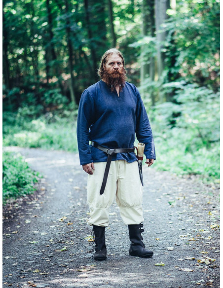 Pantaloni vichinghi lacci bianchi...