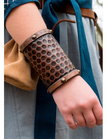 Bracciale in pelle per guerriero, 1...