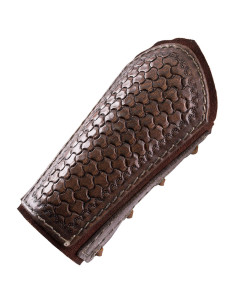 Bracciali del guerriero vichingo Njord in pelle di bufalo