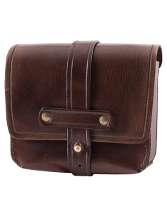 Borsa Romano Lucio Vero in pelle di bufalo con passanti