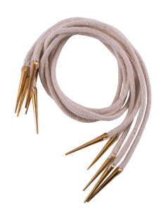 Gioco 5 corde intrecciate con punte in ottone