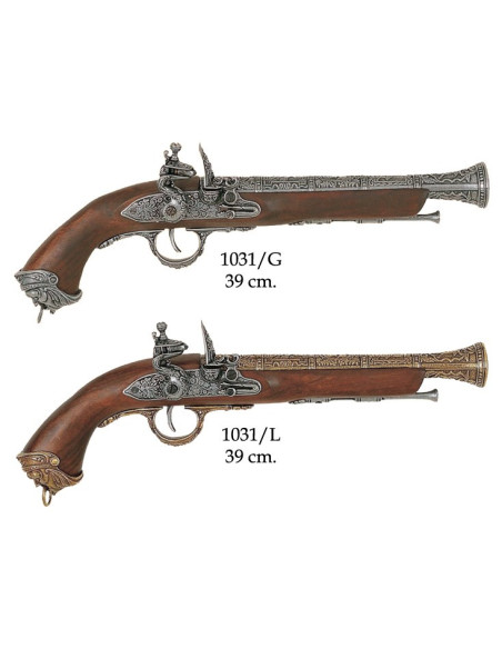 Pistola italiana del XVIII secolo
