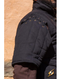 Gambeson manica corta da guerriero medievale, Black Epic 2