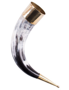 Corno vichingo decorativo con supporto, 250-350 ml. 2
