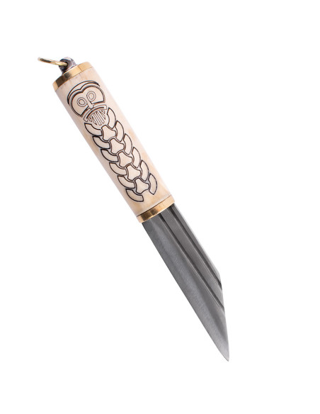 Coltello Seax o Viking con manico in...