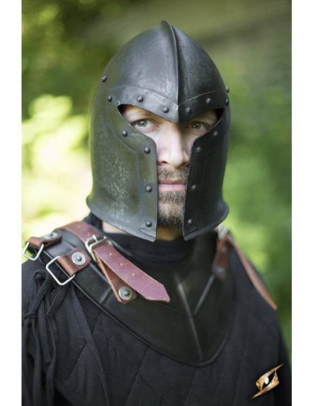 Barbuta medievale Epic Dark, Epic Armory