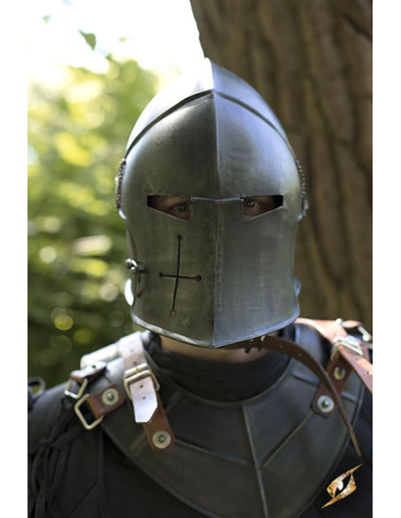 Basinette medievale con visore, Epic...