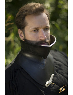 Gorgiera alto medievale epica finitura nera, Epic Armoury