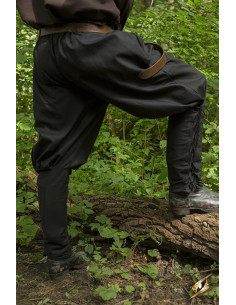 Pantaloni medievali neri con lacci, Epic Armoury