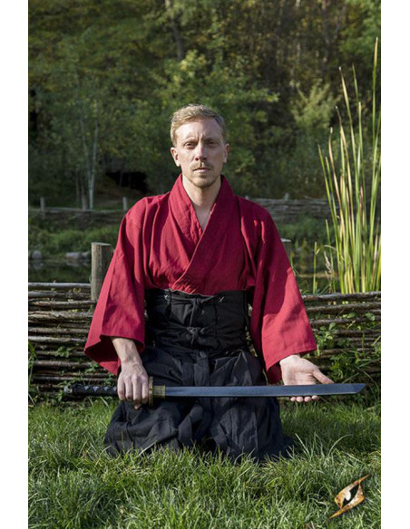 Pantaloni neri da samurai giapponesi,...