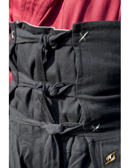 Pantaloni neri da samurai giapponesi,...