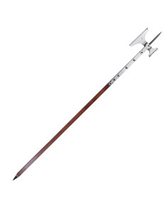Ascia con asta Poleaxe con martello, XV secolo