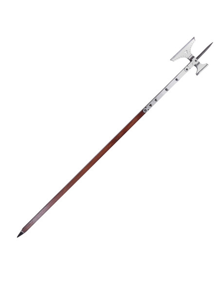 Ascia con asta Poleaxe con martello,...