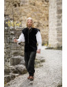 Gilet rinascimentale modello Pierre, colore nero