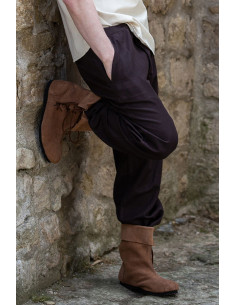 Pantaloni medievali Dirk, colore marrone