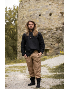 Pantaloni medievali Arvo, colore marrone sabbia