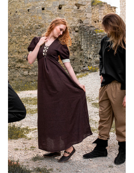 Abito medievale Denise con lacci,...