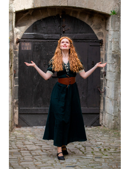 Abito medievale Denise con lacci,...