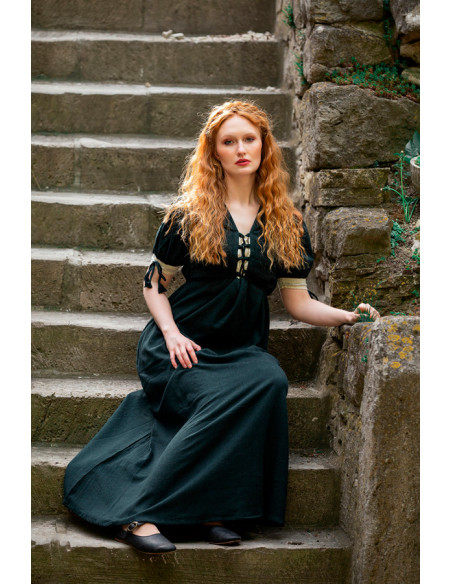 Abito medievale Denise con lacci,...