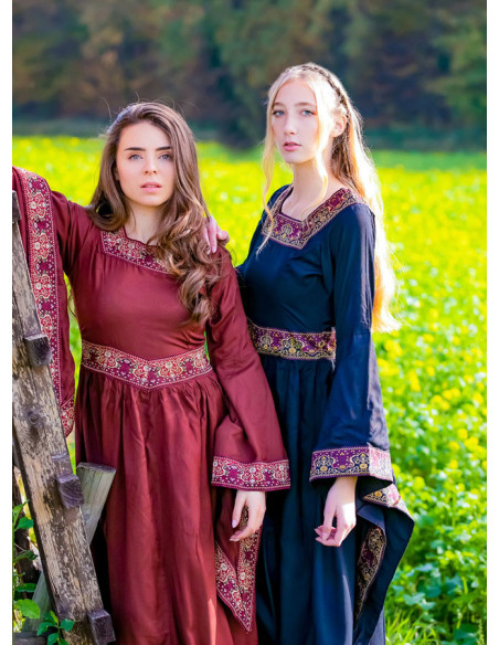 Abito da nobiltà medievale, rosso...