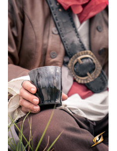 Coppa del mercante di corna, finitura scura