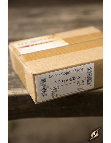 Set di 200 monete Eagle rifinite in rame