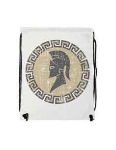 Sacca da guerriero greco-spartano con coulisse (34x42 cm.)