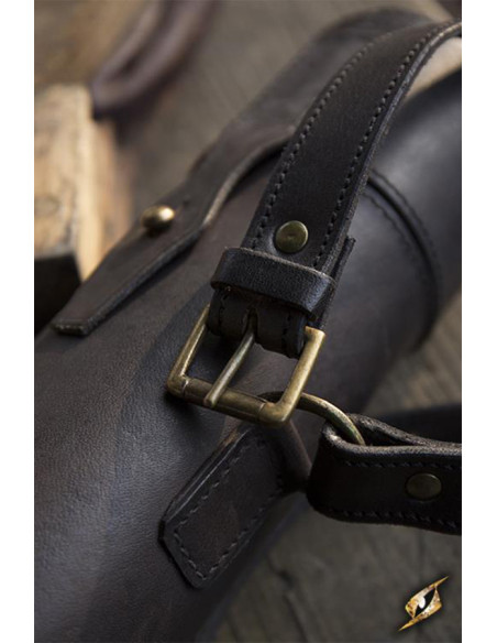 Portapergamena con cinturino in pelle...