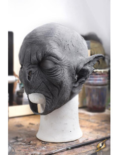 Maschera Orc Feral Fantasy, non verniciata 2