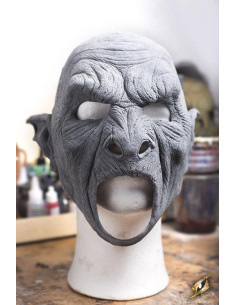 Maschera non dipinta Fantasy Orc Beast, 59-61 cm.