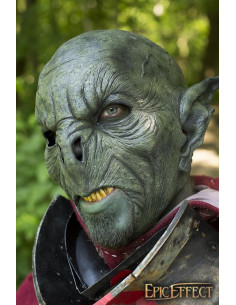 Maschera verde Feral Orc LARP fantasia