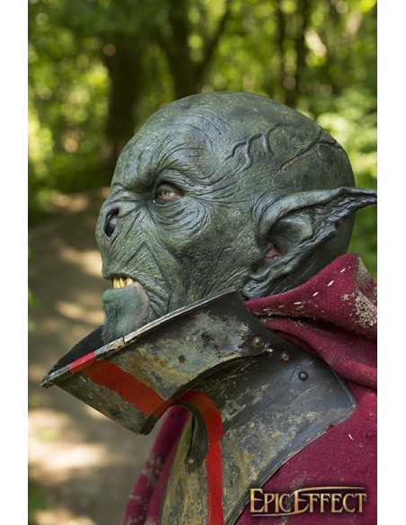 Maschera verde Feral Orc LARP fantasia